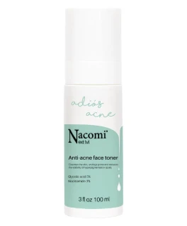 Toner anti-acnee pentru ten gras si predispus la acnee Adios Acne Nacomi Next Level, 100 ml