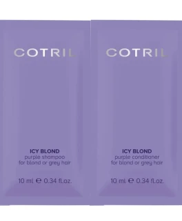 Sachet pentru par blond Icy Blond COTRIL (Sampon 10 ml, balsam 10 ml)