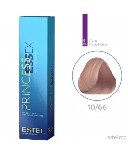Vopsea cremă permanentă pentru păr PRINCESS ESSEX, 10/66 Blond deschis violet intens, 60 ml