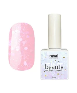 Каучуковая цветная база Runail BeautyTINT №6769, 10 ml (glitter mix)