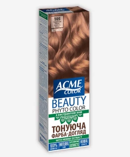 Vopsea nuantatoare pentru par cu extract de henna Acme Color Beauty Phyto 105, 50 ml