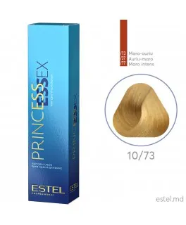 Vopsea cremă permanentă pentru păr PRINCESS ESSEX, 10/73 Blond dechis maroniu-auriu, 60 ml