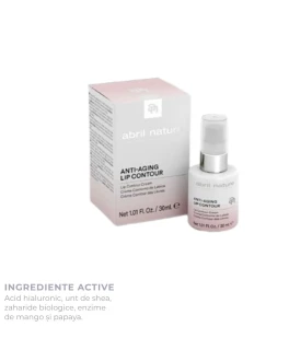 Tratament contur antirid pentru buze Anti-Aging Abril et Nature, 30 ml