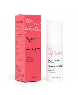 Ser peeling cu acizi AHA si PHA regenerare pentru ten uscat The Exfoliator Nacomi Next Level, 30 ml