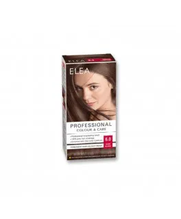 Vopsea pentru par Elea Professional Colour & Care, 6.0 - Blond Inchis, 138 ml