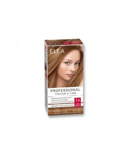 Vopsea pentru par Elea Professional Colour & Care, 7.3 - Blond aluna, 138 ml