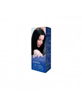 Vopsea-crema permanenta pentru par Estel Love, 1/0 - Negru, 100 ml