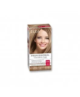 Vopsea pentru par Elea Professional Colour & Care, 8.0 - Blond deschis, 138 ml