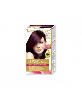 Vopsea permanentă pentru păr Solvex Miss Magic Luxe Colors, 113 (5.2) - Burgundy, 108 ml