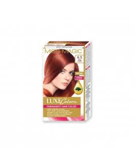 Vopsea permanentă pentru păr Solvex Miss Magic Luxe Colors, 6.5 - Roscat intens, 108 ml