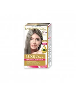 Vopsea permanentă pentru păr Solvex Miss Magic Luxe Colors, 122 (7.1) - Blond cenusiu, 108 ml