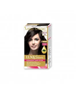 Vopsea permanentă pentru păr Solvex Miss Magic Luxe Colors, 105 (5.75) - Saten Inchis, 108 ml