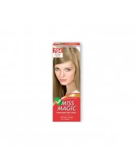 Vopsea permanentă pentru păr Solvex Miss Magic, 704 - Blond natural, 90 ml