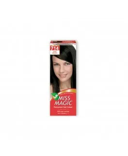 Vopsea permanentă pentru păr Solvex Miss Magic, 714 - Maro Inchis, 90 ml