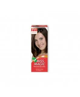 Vopsea permanentă pentru păr Solvex Miss Magic, 711 - Ciocolata, 90 ml