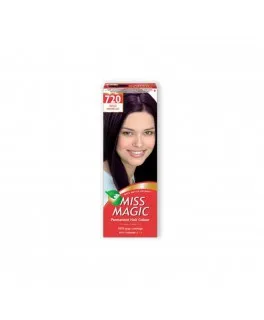 Vopsea permanentă pentru păr Solvex Miss Magic, 720 - Bordo Inchis, 90 ml