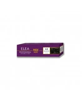 Vopsea-cremă permanentă pentru păr ELEA Professional Colour & Care MAX SIZE, 4.0 - Saten, 100 ml