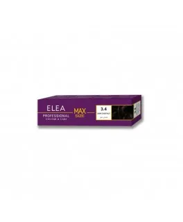 Перманентная крем-краска для волос ELEA Professional Colour & Care MAX SIZE, 3.4 - Тёмный каштан, 100 мл