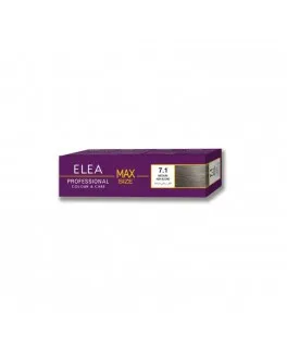 Перманентная крем-краска для волос ELEA Professional Colour & Care MAX SIZE, 7.1 - Русый пепельный, 100 мл