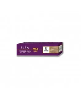 Vopsea-cremă permanentă pentru păr ELEA Professional Colour & Care MAX SIZE, 9.0 - Blond, 100 ml