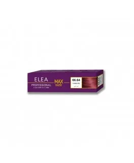 Vopsea-cremă permanentă pentru păr ELEA Professional Colour & Care MAX SIZE, 66.64 - Rosu magma, 100 ml
