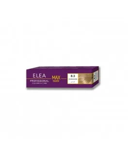 Vopsea-cremă permanentă pentru păr ELEA Professional Colour & Care MAX SIZE, 8.3 - Castaniu auriu, 100 ml