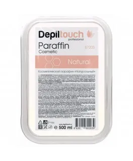 Parafină cosmetică Natural pentru depilare în cutie Depiltouch, 500 ml