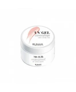 Runail GS 3751 Gel camuflaj 56 gr UV (caramela roz)