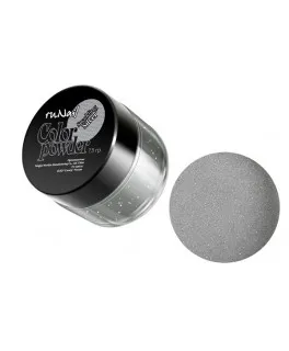 Runail AS 0052 Pulbere acrilica colorata 7.5 gr (cu paiete:argintiu)