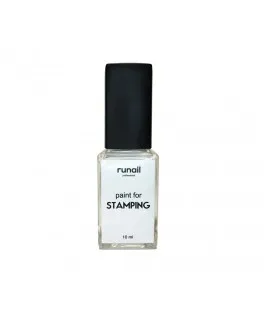 Runail DU 6349 Vopsea pentru stampilare 10 ml (alb)