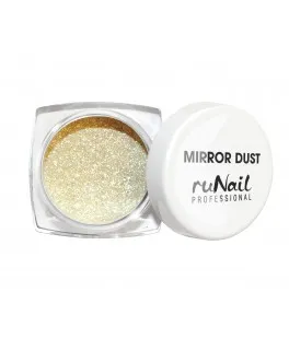 Runail DU 3174 Praf Mirror Efect 1 gr cu aplicator (aur)