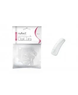 Runail TFC 1331 Tipse 50 buc clasic (transparente) №2
