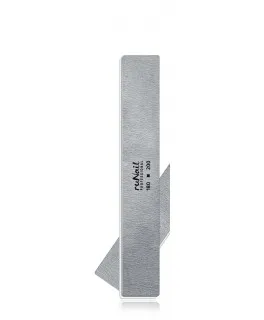 Профессиональная пилка для искусственных ногтей (серая, прямая, 180/200) №0551