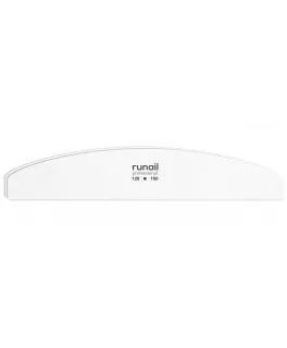 Runail PP 4680 Pila profesionala 120/150 pentru unghii artificiale (alb.semicerc)