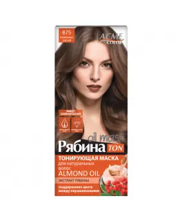 Masca-nuanțatoare ACME-COLOR Riabina TON Oil Mask, 875 - Blond maro-cenusiu, 30 ml