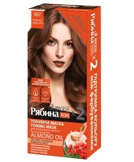 Mască nuanţatoare pentru par Acme-Color Riabina TON Oil Mask Duo Pack, 067 - Cappuccino, 60 ml