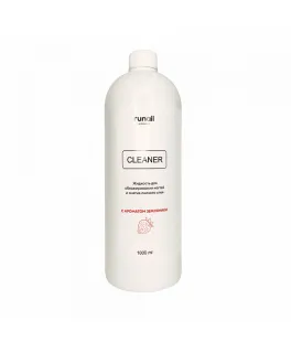 Жидкость для обезжиривания ногтей и снятия липкого слоя Runail №6651, 1000 ml (земляника)