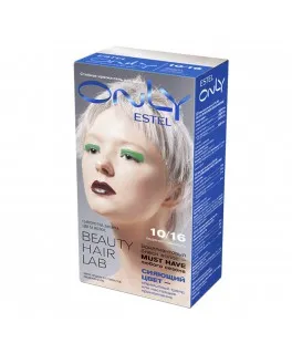 Vopsea-îngrijire pentru păr permanentă Only, 10/16 Blond deschis cenușiu-violet, 100 ml