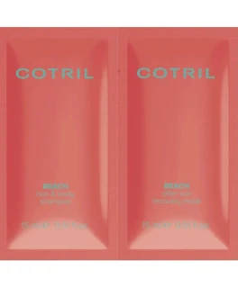 Set saschet Beach Cotril (Sampon pentru par si corp 10 ml, Masca pentru par 10 ml)