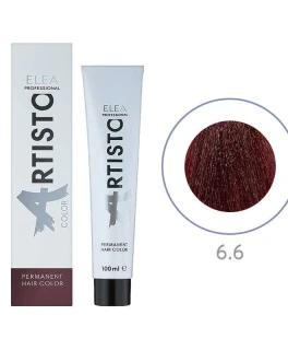 Перманентная краска для волос Elea Professional Artisto Color, 6.6 Темно-русый красный, 100 мл