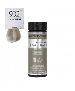 Masca nuantatoare cu acid hialuronic pentru par Nature Toner Abril et Nature 902 Blond foarte deschis irizant perlat, 100 ml