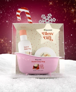 Set cadou Sweet Cozy Hug Nacomi (Gel de dus, 300 ml,  Ulei de corp, 100 ml)