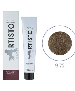 Перманентная краска для волос Elea Professional Artisto Color, 9.72 Блондин коричнево-фиолетовый, 100 мл