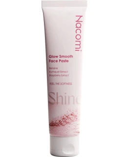 Pasta cu argila pentru curatare toate tipurile de ten Glow Smooth Nacomi, 100 ml
