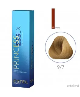Vopsea cremă permanentă pentru păr PRINCESS ESSEX, 9/7 Blond maroniu, 60 ml