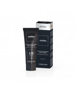 Vopsea-camuflage pentru barbă ESTEL ALPHA HOMME 1/0 Negru, 40 ml