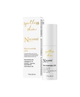Ser iluminator pentru ten cu pete pigmentare, cu 20% niacinamidă, Nacomi Next Level, 30 ml