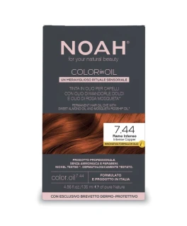 Vopsea fara amoniac pentru par Noah Color In Oil 7.44, 135 ml