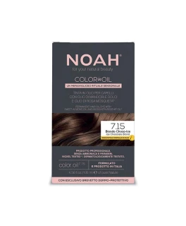 Vopsea fara amoniac pentru par Noah Color In Oil 7.15, 135 ml