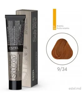 Крем-краска для седых волос DE LUXE SILVER, 9/34 Блондин золотисто-медный, 60 мл